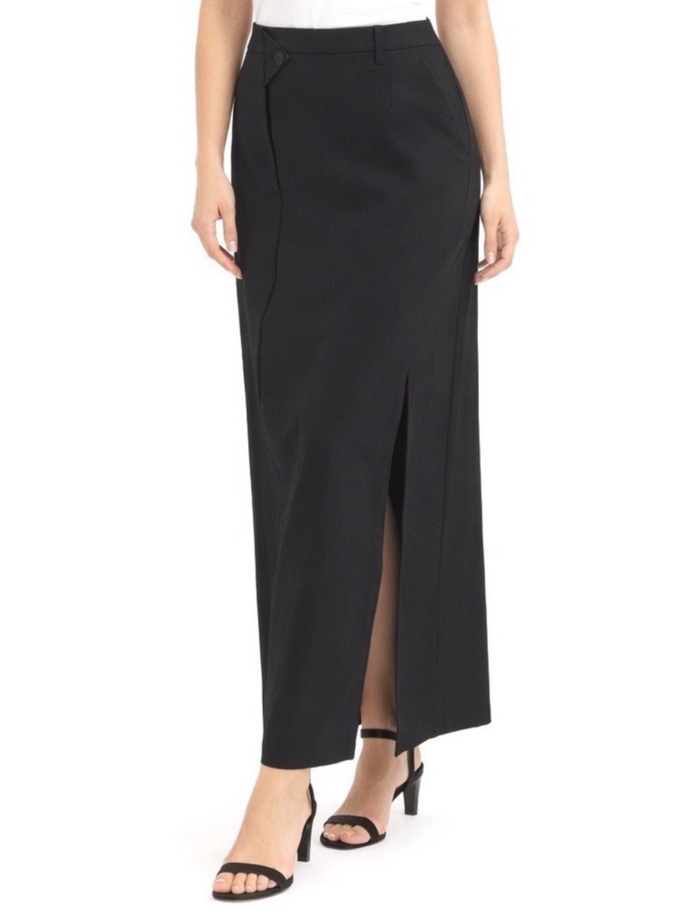 New Without Tag Commense Black Suit Work Maxi Skirt Size Large